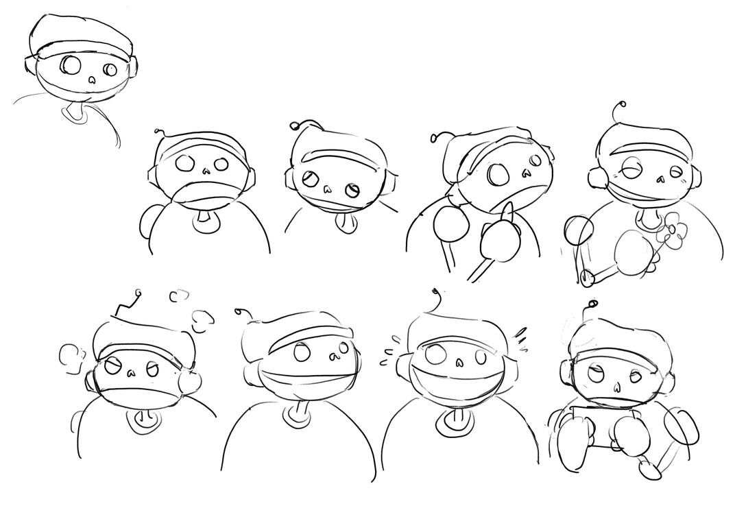 Robot Assistant Expression Sheet